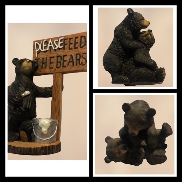 Other - Set of three black bears